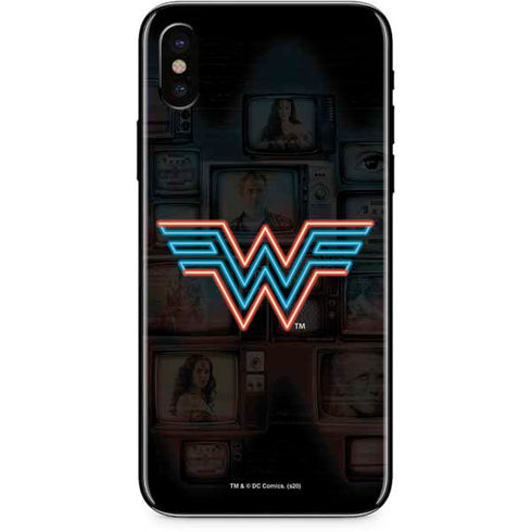 Wonder Woman 1984 (2020) Neon Logo iPhone XS Max Skin