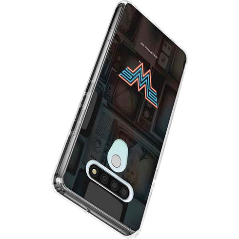 Wonder Woman 1984 (2020) Neon Logo LG Stylo 6 Clear Case