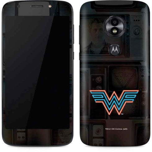 Wonder Woman 1984 (2020) Neon Logo Moto E5 Play Skin