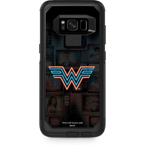 Wonder Woman 1984 (2020) Neon Logo Otterbox Commuter Galaxy Skin