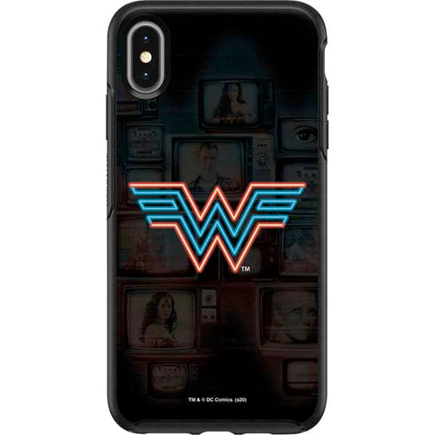 Wonder Woman 1984 (2020) Neon Logo Otterbox Symmetry iPhone Skin