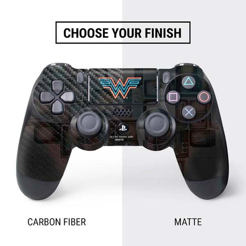 Wonder Woman 1984 (2020) Neon Logo PS4 Pro/Slim Controller Skin