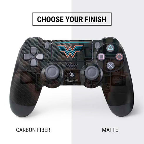 Wonder Woman 1984 (2020) Neon Logo PS4 Slim Bundle Skin