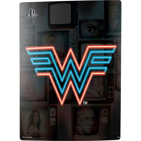 Wonder Woman 1984 (2020) Neon Logo PS5 Bundle Skin