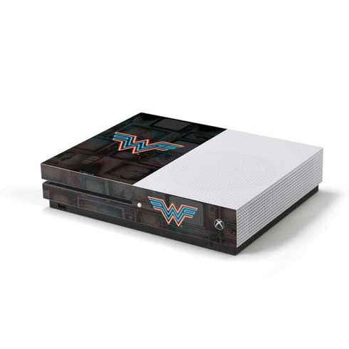 Wonder Woman 1984 (2020) Neon Logo Xbox One S Console Skin