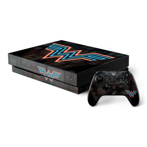 Wonder Woman 1984 (2020) Neon Logo Xbox One X Bundle Skin