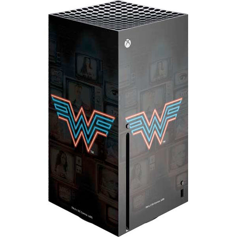 Wonder Woman 1984 (2020) Neon Logo Xbox Series X Console Skin