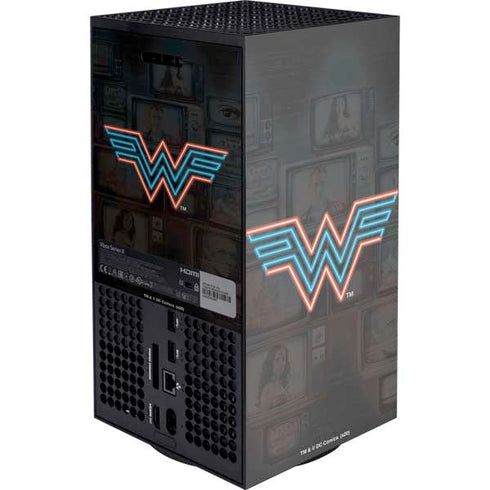 Wonder Woman 1984 (2020) Neon Logo Xbox Series X Console Skin