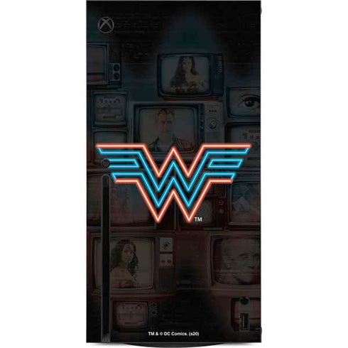 Wonder Woman 1984 (2020) Neon Logo Xbox Series X Console Skin