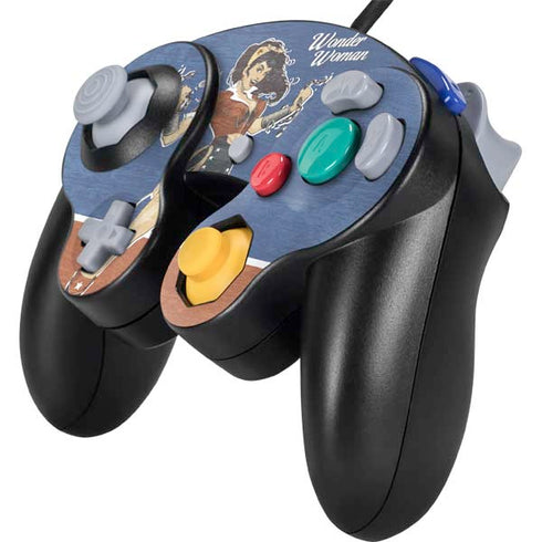 DC Comics Bombshells Wonder Woman Bombshell Nintendo GameCube Controller Skin
