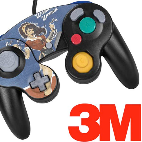 DC Comics Bombshells Wonder Woman Bombshell Nintendo GameCube Controller Skin