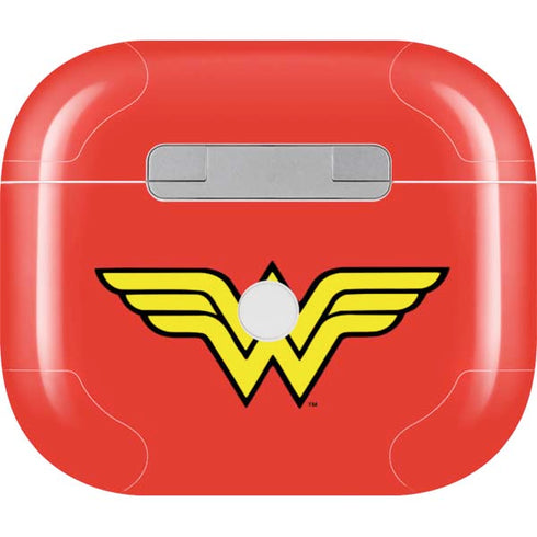 DC Comics Wonder Woman Classic Logo Apple AirPods (3rd Gen 2021) Skin