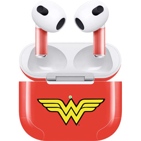 DC Comics Wonder Woman Classic Logo Apple AirPods (3rd Gen 2021) Skin