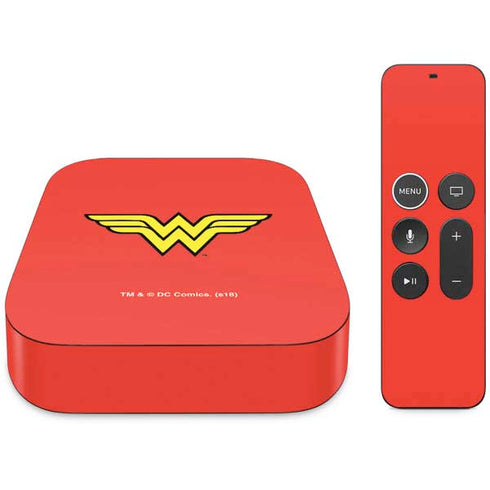 DC Comics Wonder Woman Classic Logo Apple TV Skin