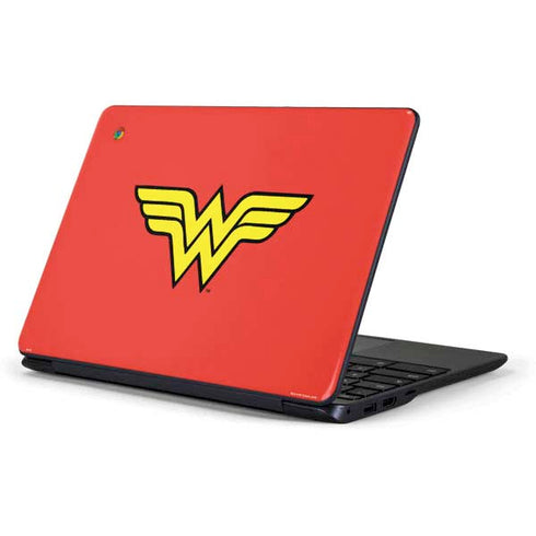 DC Comics Wonder Woman Classic Logo Samsung Chromebook Skin
