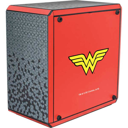 DC Comics Wonder Woman Classic Logo Cooler Master MasterBox Q300L Mini Tower Skin