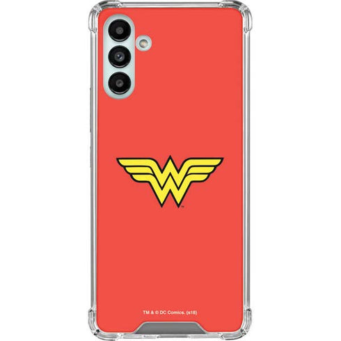 DC Comics Wonder Woman Classic Logo Galaxy A13 5G Clear Case