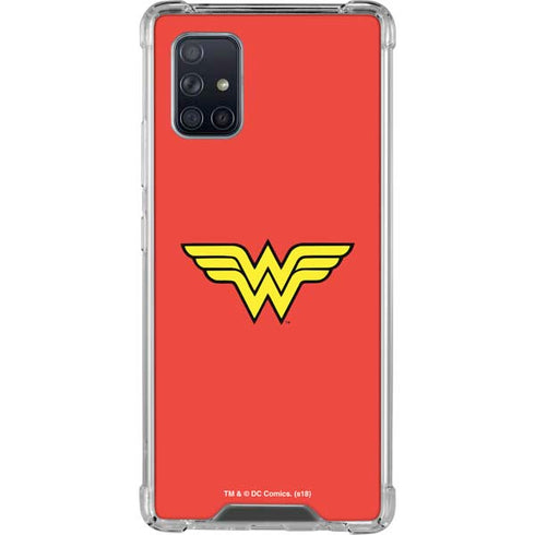 DC Comics Wonder Woman Classic Logo Galaxy A71 5G Clear Case