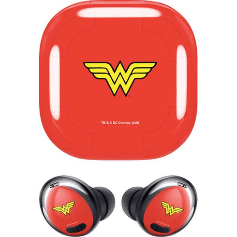 DC Comics Wonder Woman Classic Logo Galaxy Buds Pro Skin