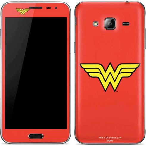 DC Comics Wonder Woman Classic Logo Galaxy J3 Skin