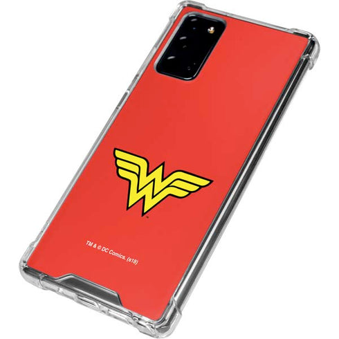 DC Comics Wonder Woman Classic Logo Galaxy Note20 5G Clear Case