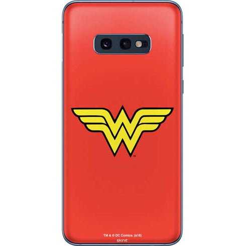 DC Comics Wonder Woman Classic Logo Galaxy S10e Skin