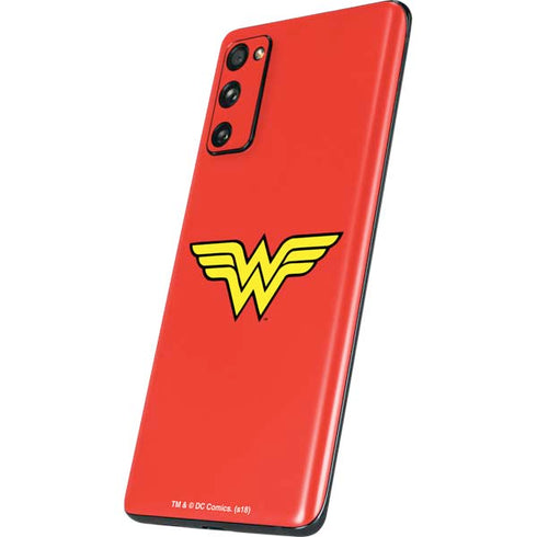 DC Comics Wonder Woman Classic Logo Galaxy S20 Fan Edition Skin