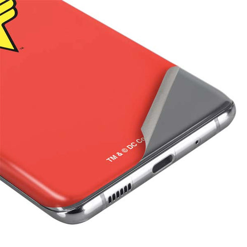DC Comics Wonder Woman Classic Logo Galaxy S20 Plus Skin