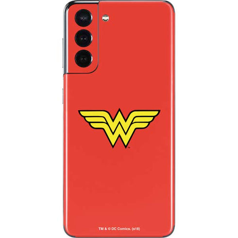 DC Comics Wonder Woman Classic Logo Galaxy S21 5G Skin