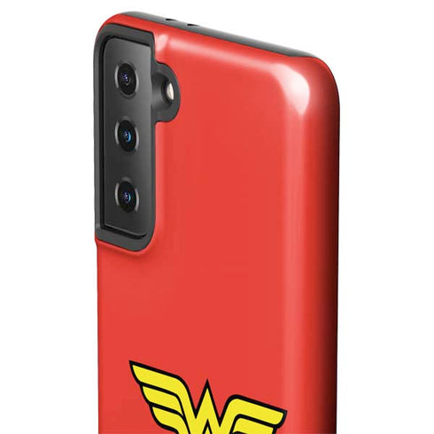 DC Comics Wonder Woman Classic Logo Galaxy S21 Plus 5G Pro Case