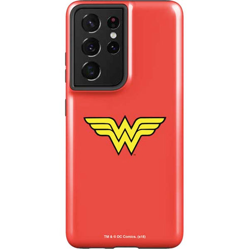 DC Comics Wonder Woman Classic Logo Galaxy S21 Ultra 5G Pro Case