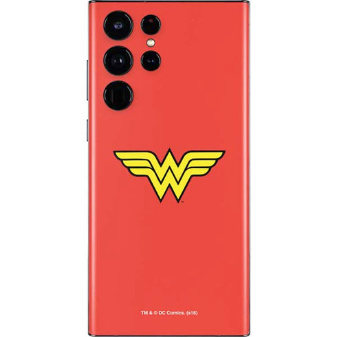 DC Comics Wonder Woman Classic Logo Galaxy S22 Ultra Skin
