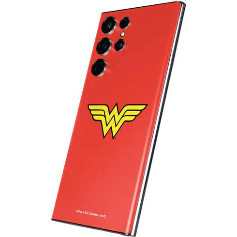 DC Comics Wonder Woman Classic Logo Galaxy S22 Ultra Skin