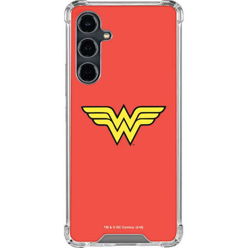 DC Comics Wonder Woman Classic Logo Galaxy S23 FE Clear Case