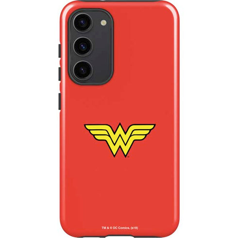 DC Comics Wonder Woman Classic Logo Galaxy S23 Plus Pro Case
