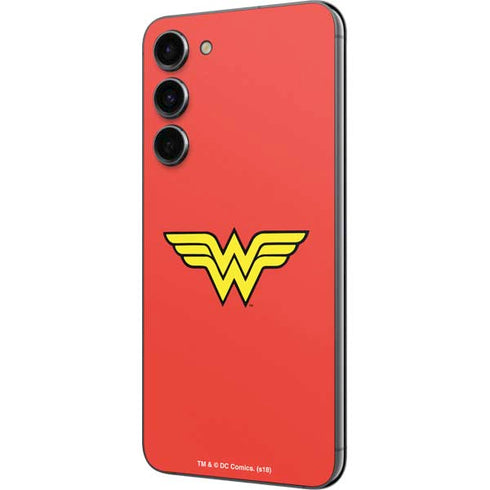 DC Comics Wonder Woman Classic Logo Galaxy S23 Plus Skin