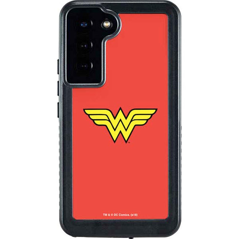 DC Comics Wonder Woman Classic Logo Galaxy S23 Plus Waterproof Case