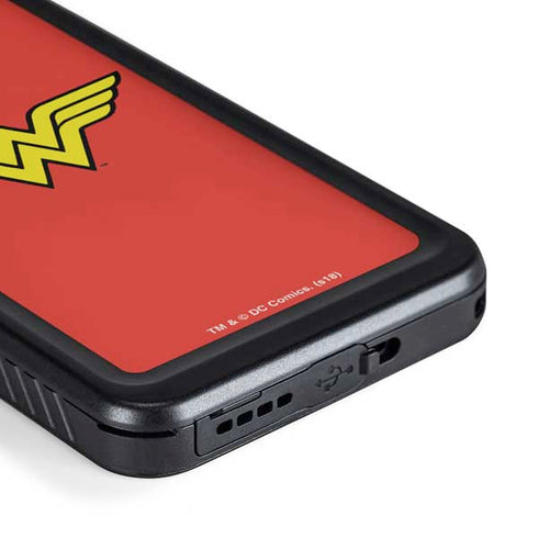 DC Comics Wonder Woman Classic Logo Galaxy S23 Plus Waterproof Case