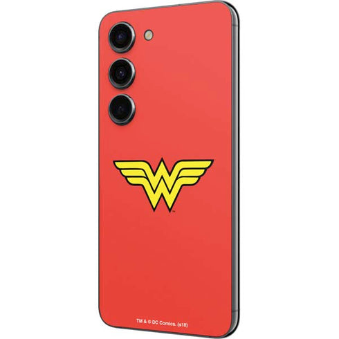 DC Comics Wonder Woman Classic Logo Galaxy S23 Skin