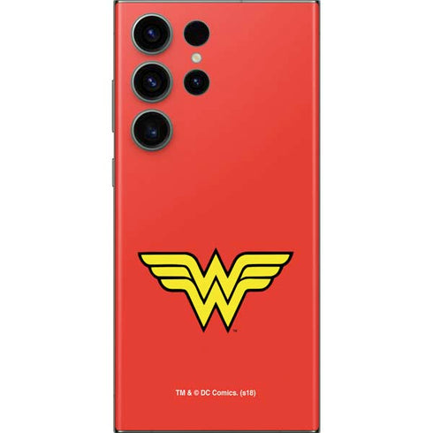 DC Comics Wonder Woman Classic Logo Galaxy S23 Ultra Skin
