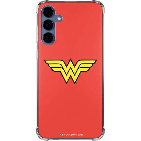 DC Comics Wonder Woman Classic Logo Galaxy S24 Clear Case