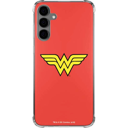 DC Comics Wonder Woman Classic Logo Galaxy S24 Plus Clear Case