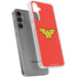 DC Comics Wonder Woman Classic Logo Galaxy S24 Plus Clear Case