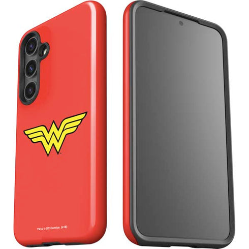 DC Comics Wonder Woman Classic Logo Galaxy S24 Plus Impact Case