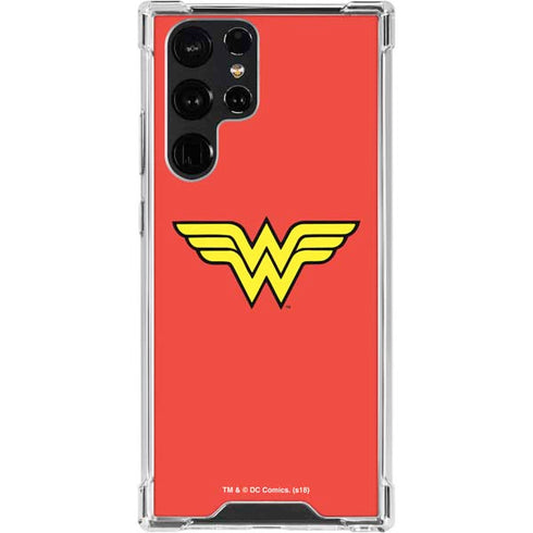 DC Comics Wonder Woman Classic Logo Galaxy S24 Ultra Clear Case