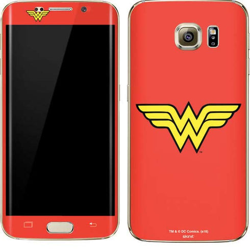 DC Comics Wonder Woman Classic Logo Galaxy S7 Edge Skin