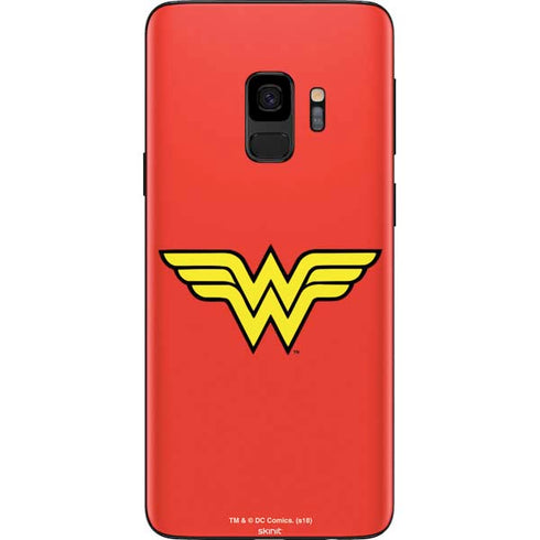DC Comics Wonder Woman Classic Logo Galaxy S9 Skin