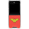 DC Comics Wonder Woman Classic Logo Galaxy Z Flip5 5G Clear Case