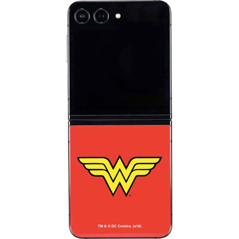 DC Comics Wonder Woman Classic Logo Galaxy Z Flip5 5G Skin
