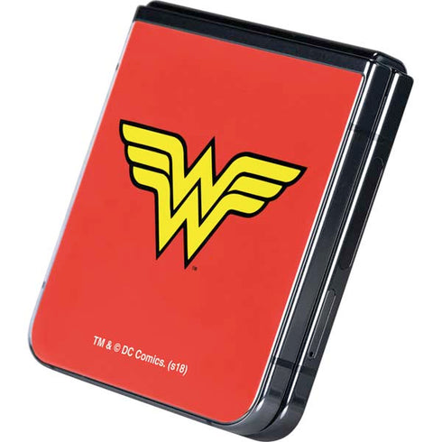 DC Comics Wonder Woman Classic Logo Galaxy Z Flip5 5G Skin